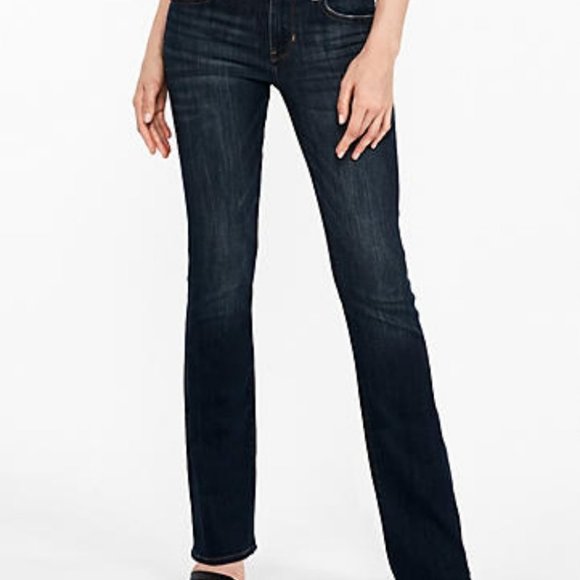 Express Pants Jeans Bootcut Barely boot size 2 - Picture 1 of 6